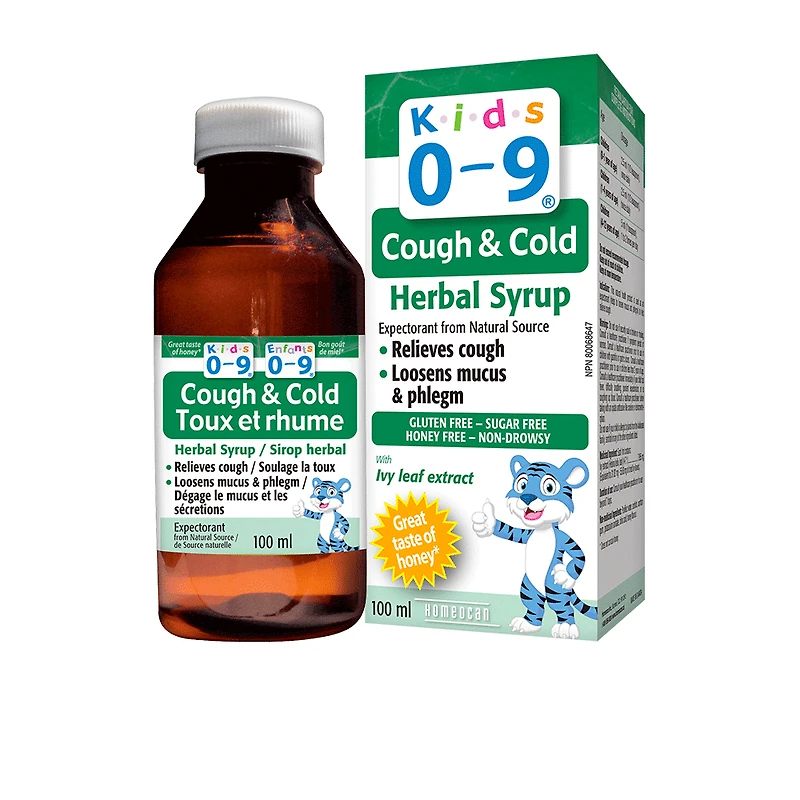 Kids 0-9 Cough & Cold Herbal Syrup