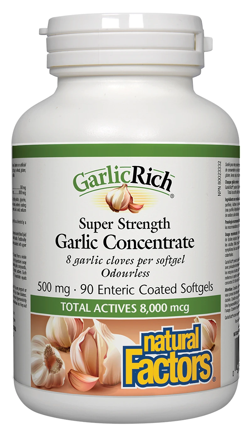GarlicRich® Super Strength Garlic Concentrate 500 mg