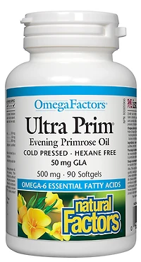Ultra Prim Evening Primrose Oil 500 mg, OmegaFactors®