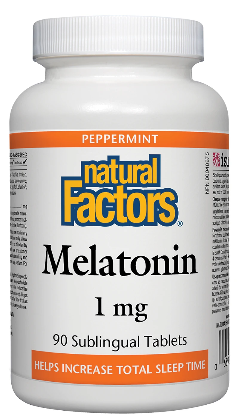 Melatonin 1 mg, Peppermint