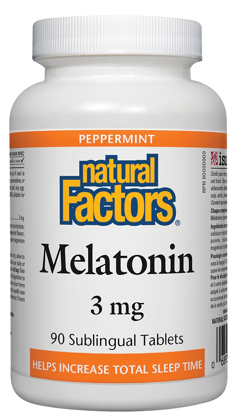 Melatonin 3 mg, Peppermint