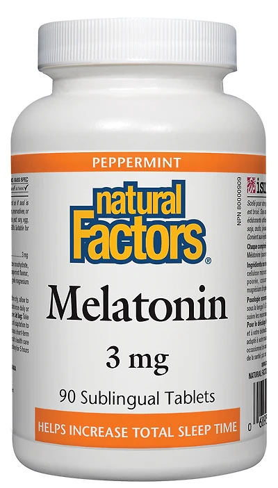 Melatonin 3 mg, Peppermint