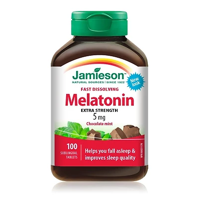 Melatonin 5mg | Fast-Dissolving - Chocolate Mint