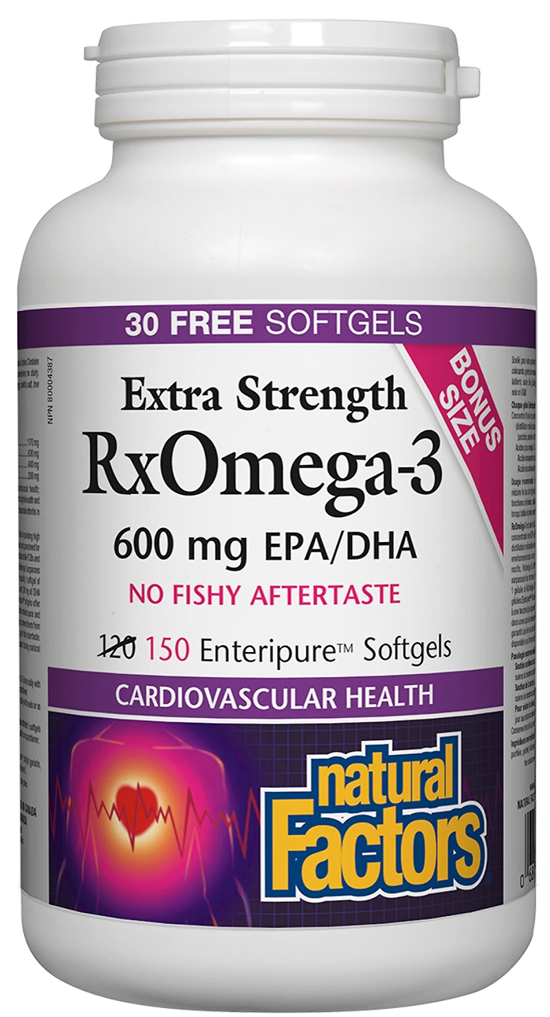 RxOmega-3 Extra Strength 600 mg