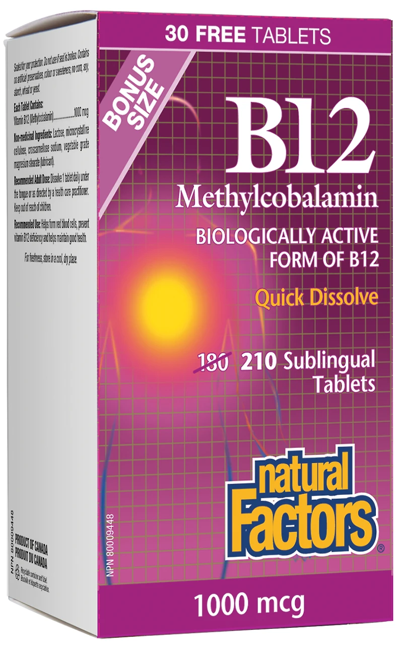 B12 Methylcobalamin 1000 mcg