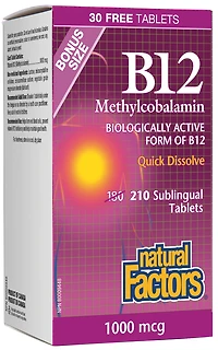B12 Methylcobalamin 1000 mcg