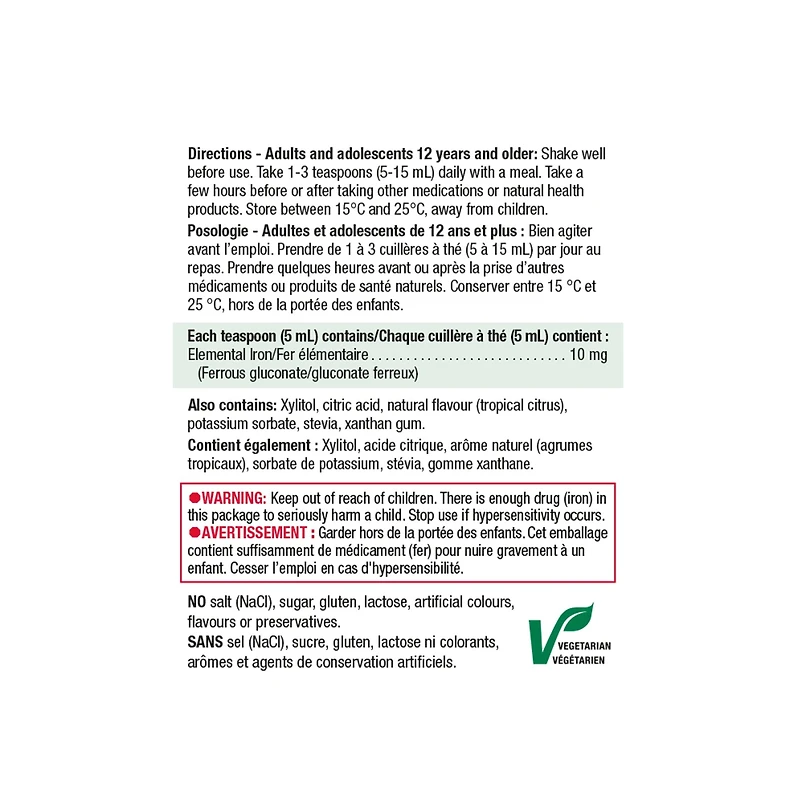 Iron Liquid - Tropical Citrus