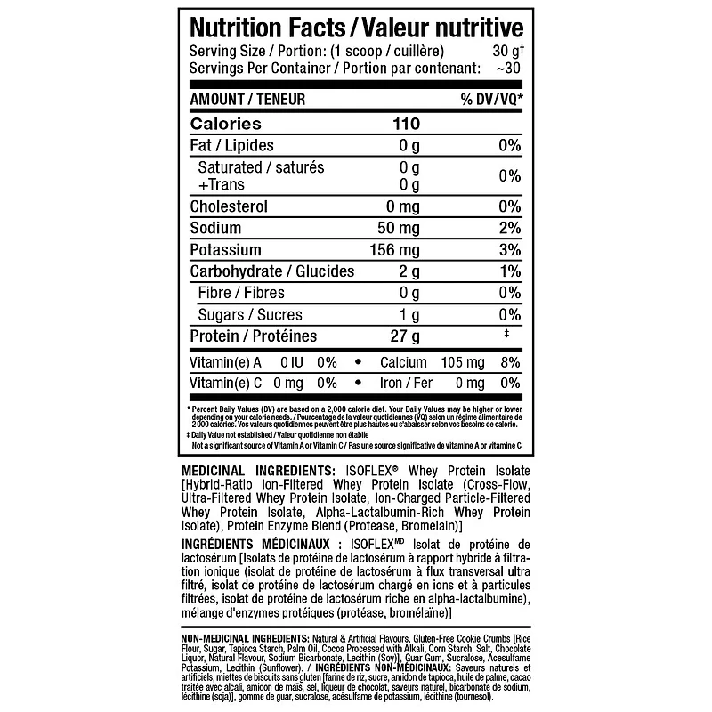 IsoFlex - Cookies & Cream