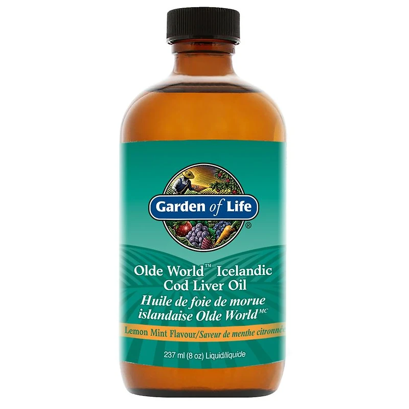 Olde World Icelandic Cod Liver Oil - Lemon-Mint