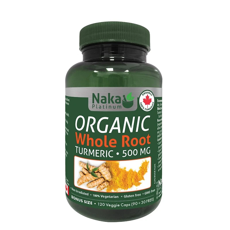 Organic Whole Root Turmeric 500mg