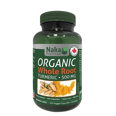 Organic Whole Root Turmeric 500mg