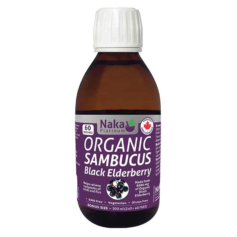 Organic Sambucus Black Elderberry