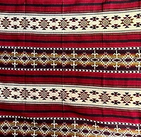 Alpaca Crafted Blanket- Geometric