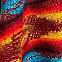 The Wool Poncho- Burgundy