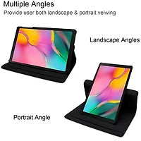 Tab A 10.1 T510 360 Degree Rotating Stand Case