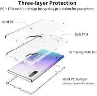 Samsung Note 10 Plus Clear Hybrid Case