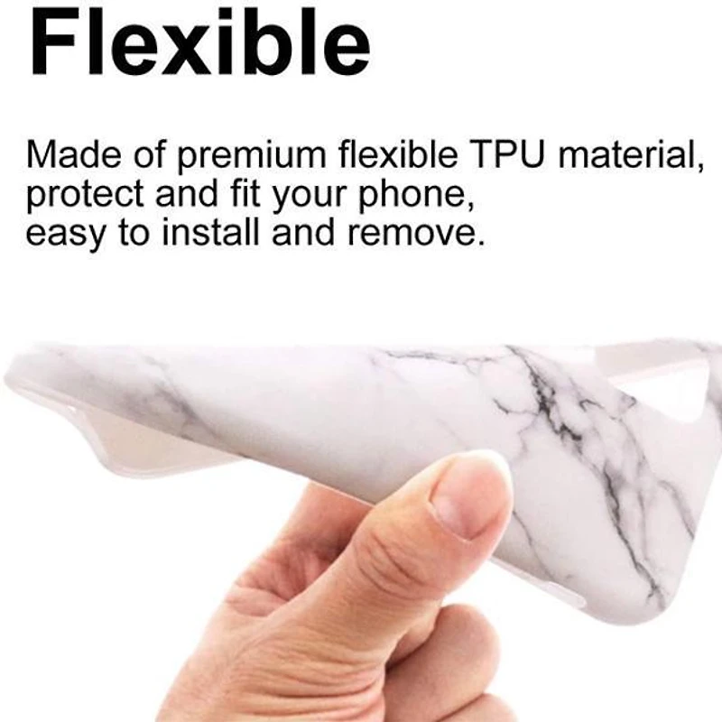iPhone 11 Marble TPU Soft Rubber Silicone