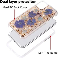iPhone 11 Pro real flower Case
