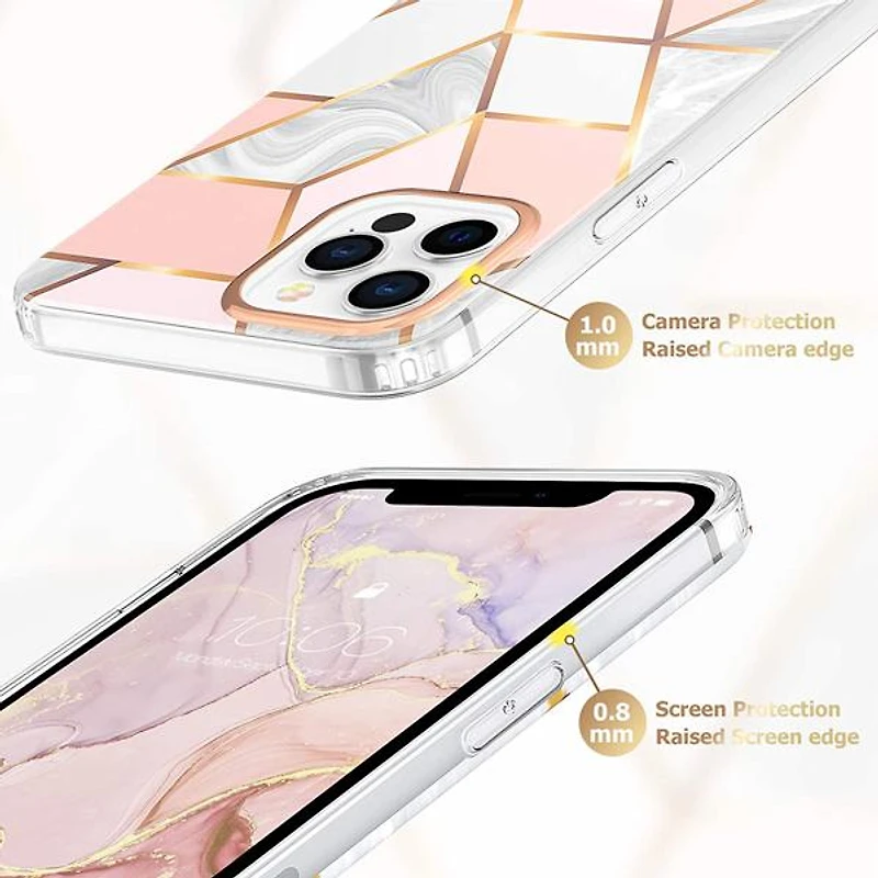 iPhone Electroplated Marble Line