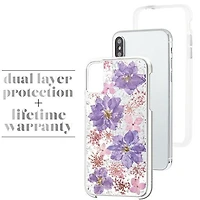 iPhone XS real flower Case