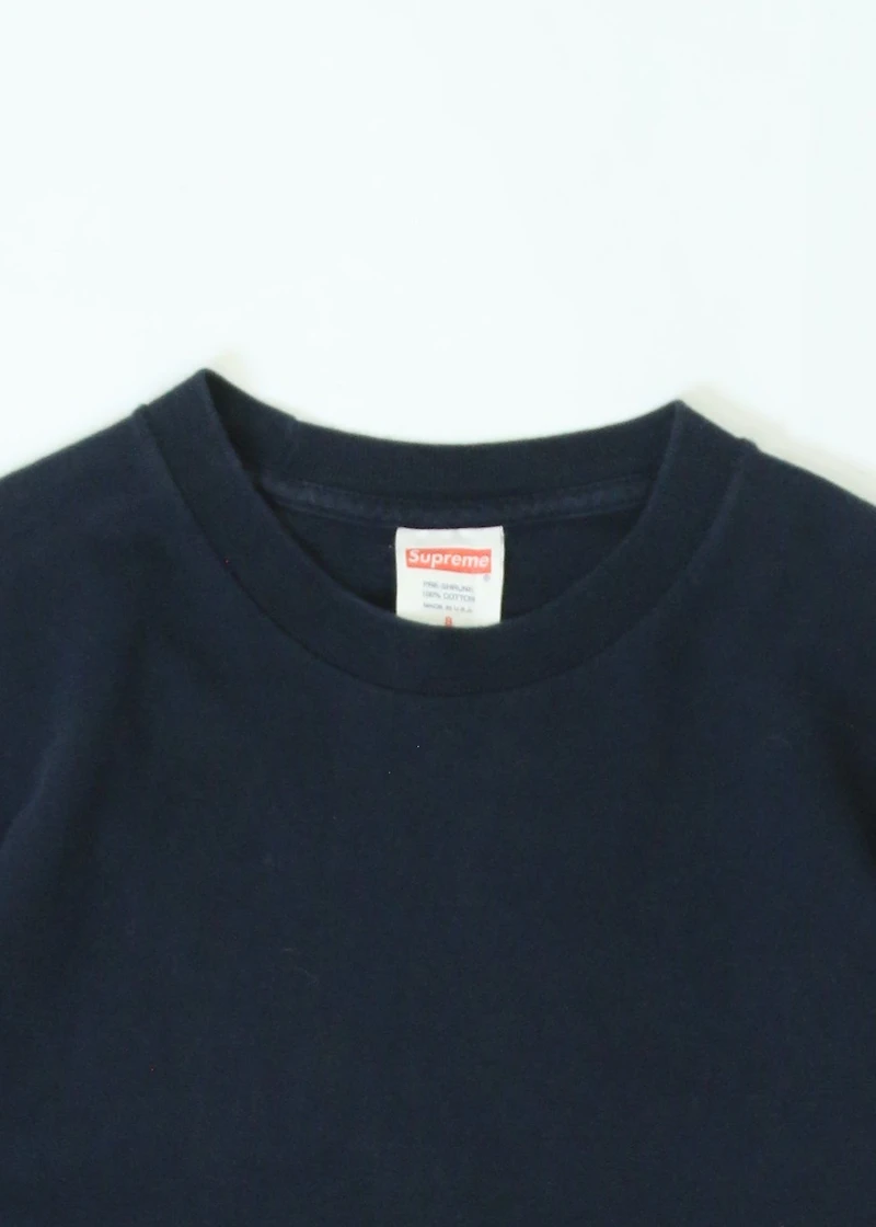 Men's Supreme Blank T-Shirt Size Small