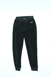 Women's Black Juicy Couture Velour Track Pants Size 24"