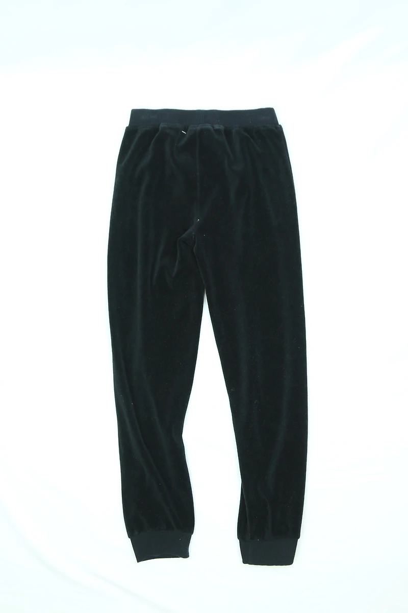 Women's Black Juicy Couture Velour Track Pants Size 24"