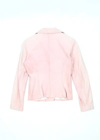 Women's Pink Danier Leather Jacket Size XXS