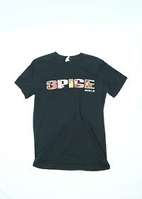 Women's Black Spice Girls Logo Photo T-Shirt Size Medium