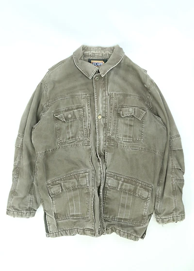 Men's Vintage Big Smith Brand Workwear Jacket Size Large