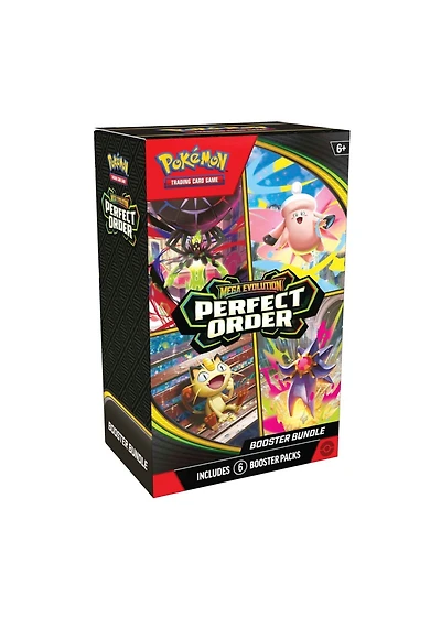 Pokémon TCG - Mega Evolution: Perfect Order - Booster Bundle (6 Packs)