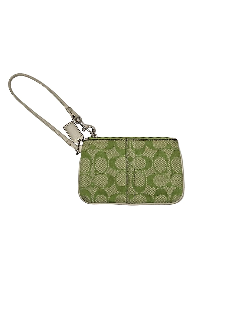 Women's Coach Wristlet (Green)