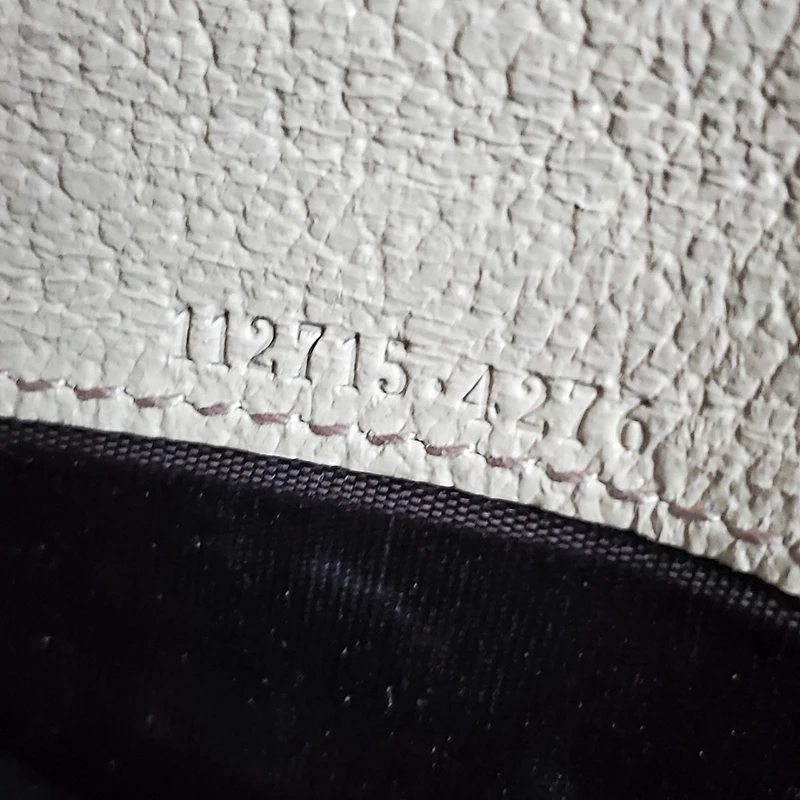 Womens Gucci Monogram Canvas & Leather Wallet Clutch