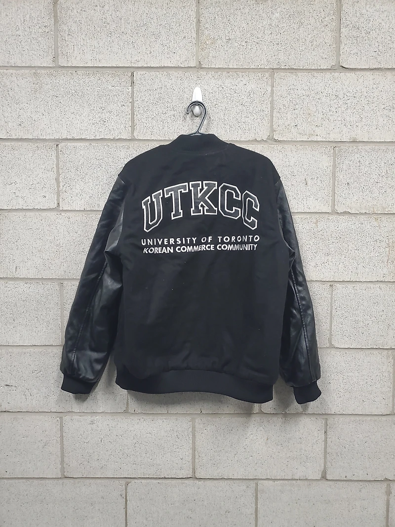 Mens UTKCC UofT Korean Commerce Community Varsity Jacket Size XL
