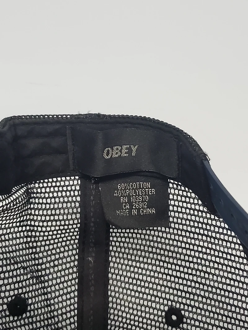 Mens Obey Trucker Hat Snapback