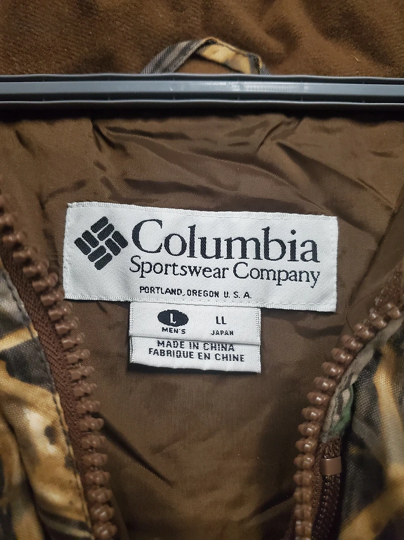 Mens Columbia Camofluage Jacket Size Large