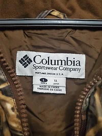 Mens Columbia Camofluage Jacket Size Large