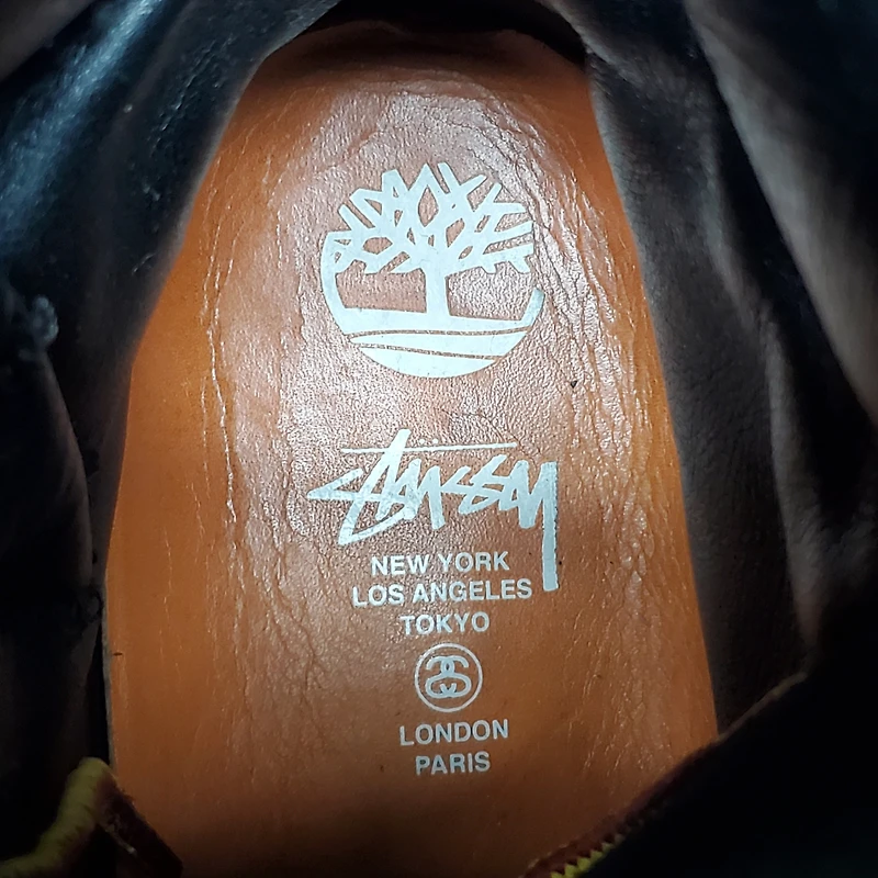 Mens Stüssy x Timberland 6-Inch Boots Size 8US