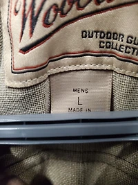 Mens Woolrich Camo Jacket Size Large