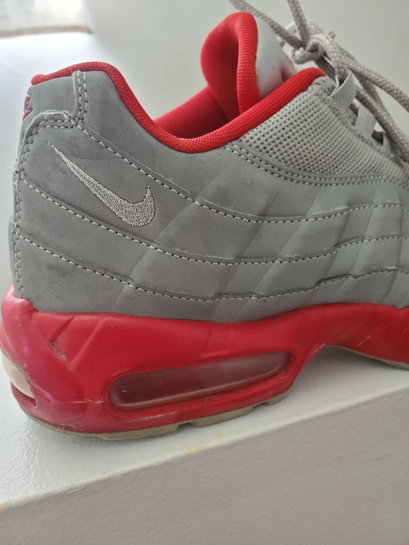 Mens Air Max 95 Attack Pack Metallica Reflective Silver Shoes Sneakers Fits 9.5US