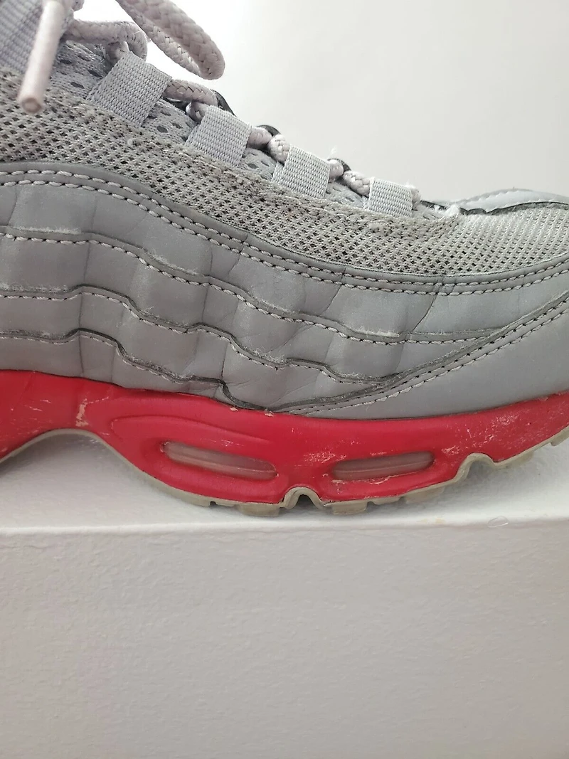 Mens Air Max 95 Attack Pack Metallica Reflective Silver Shoes Sneakers Fits 9.5US