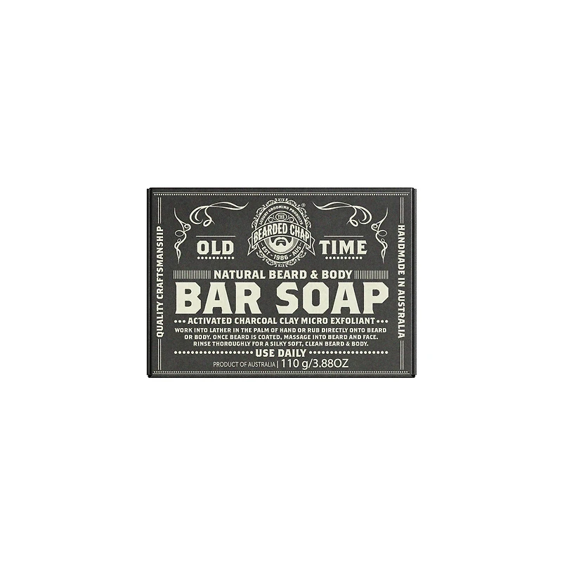 Activated Charcoal & Clay Beard & Body Bar Soap
