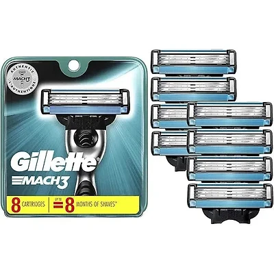 Mach3 Base Razor Blades (8-Pack)