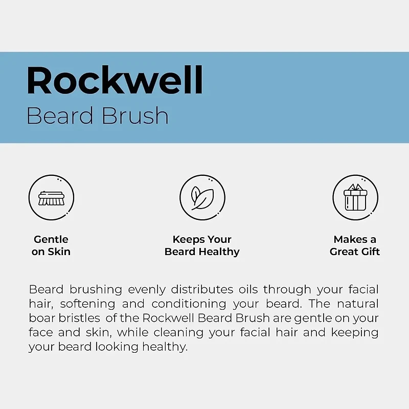 Natural Boar Bristle Beard Brush