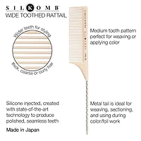Silkomb Pro-55 Wide Toothed Rattail