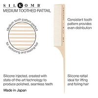 Silkomb Pro-60 Medium Toothed Rattail