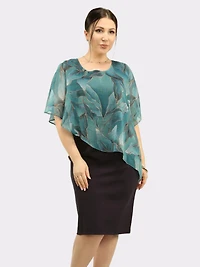 Leaf Print Dress