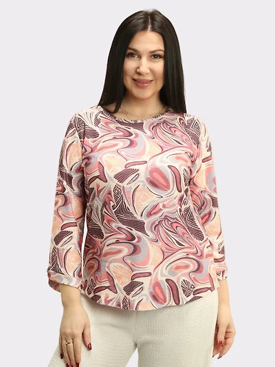 Multi-Colored Print Top