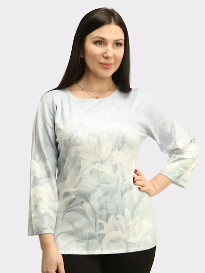 Floral Cashmere Sweater