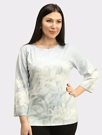 Floral Cashmere Sweater
